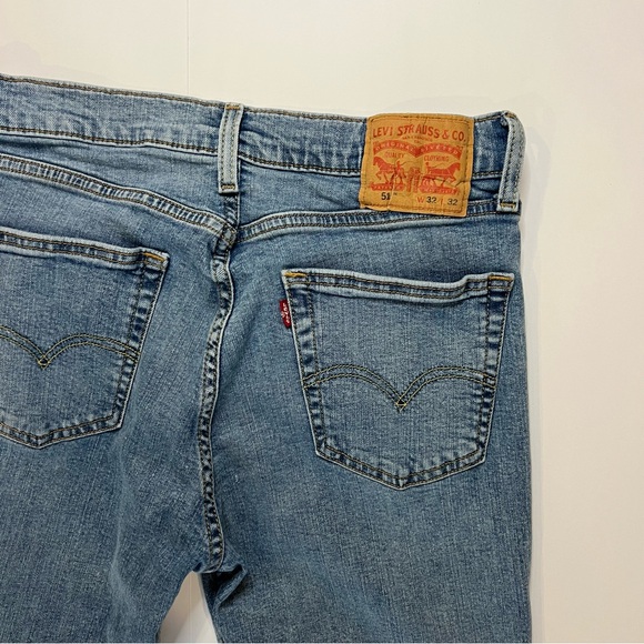 Levi's Men's 511 Blue Jeans 32/32 - Picture 3 of 9